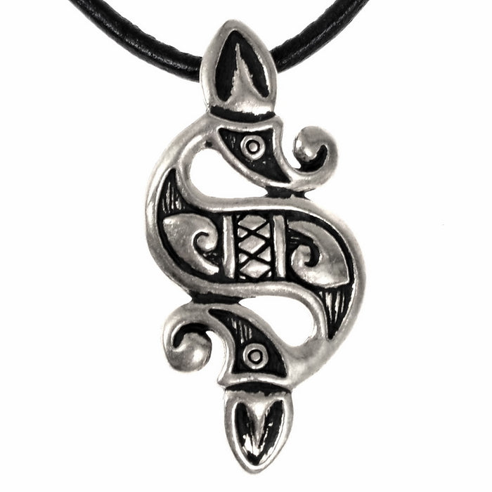 Celtic seahorse-amulet, 1st century, bronze