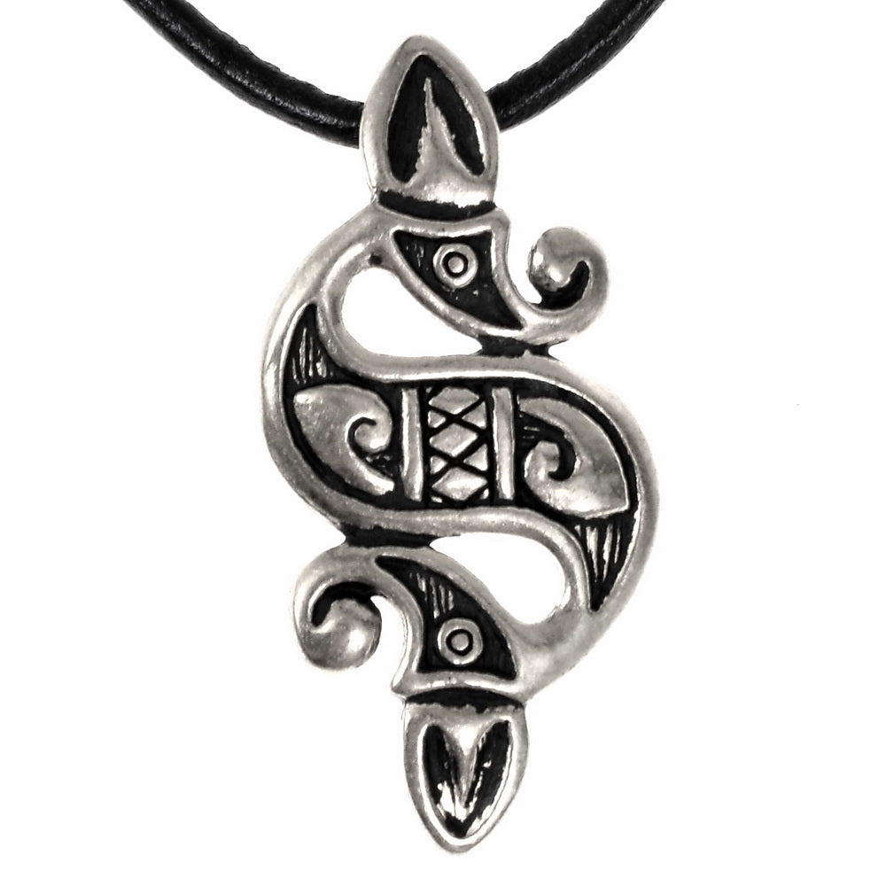 Celtic seahorse-amulet, 1st century, bronze