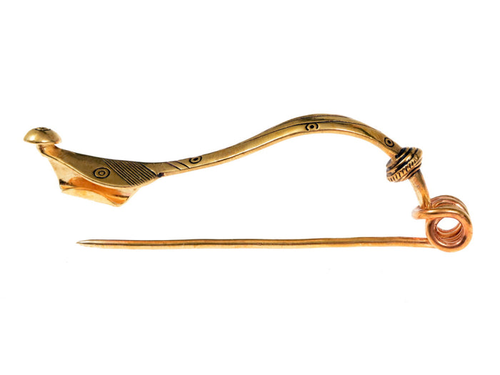 Celtic Certosafibula, Dürrnberg, bronze