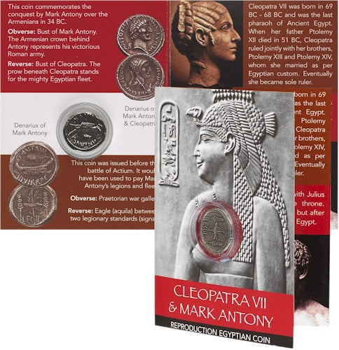 Muntpakket Cleopatra en Marcus Antonius