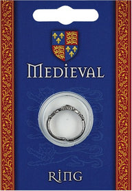 Ring met gevouwen handen, tin