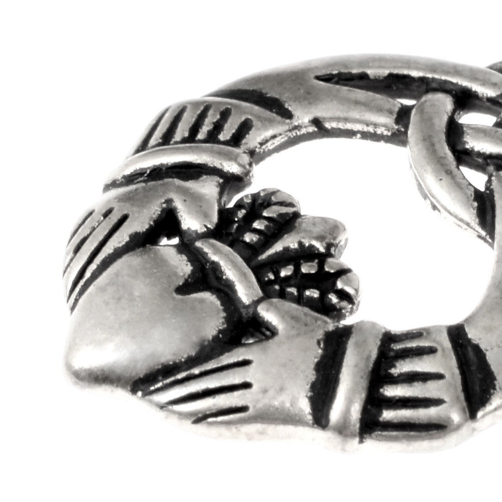 Claddagh pendant, 17th century, bronze