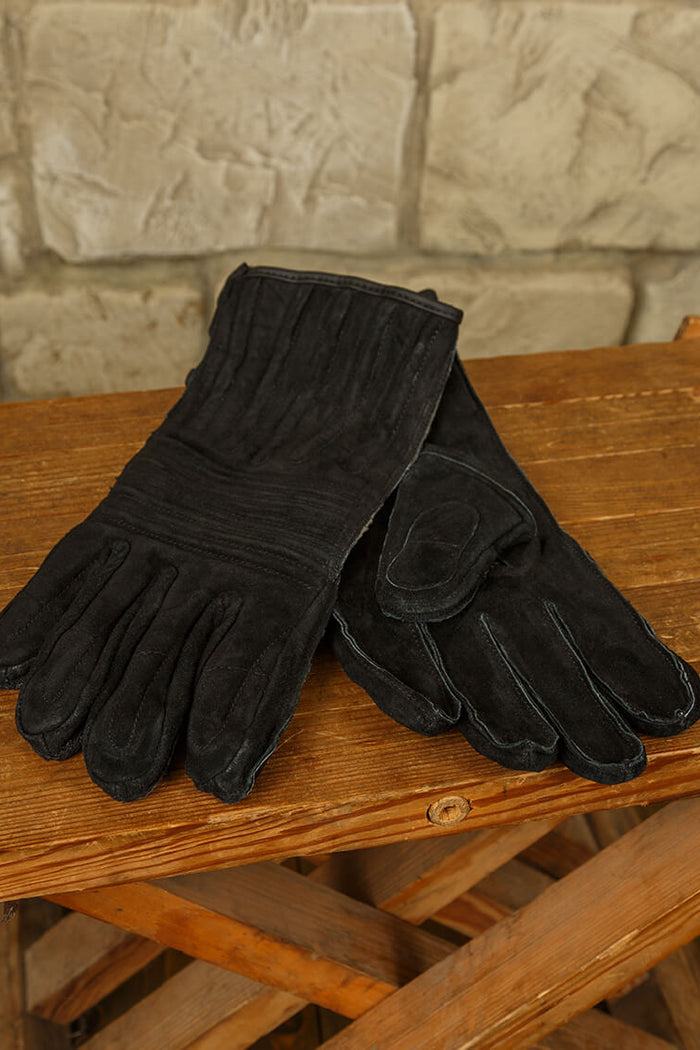Leather gloves Clemens black