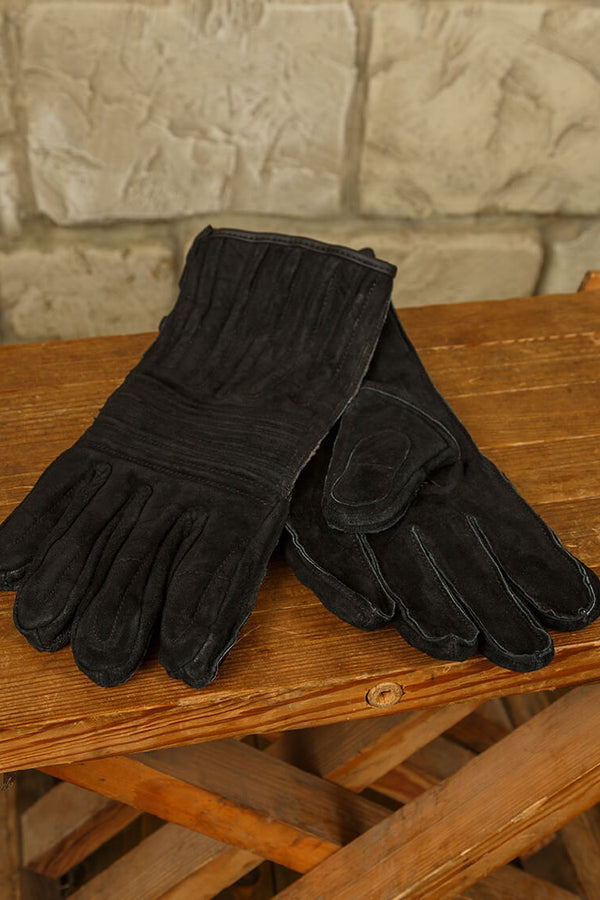 Leather gloves Clemens black