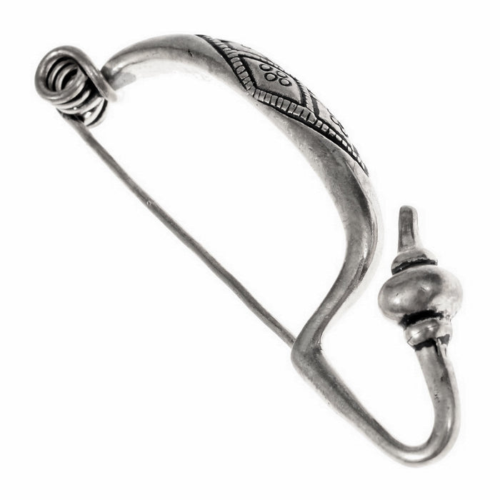 Early La Tènefibula, big, bronze