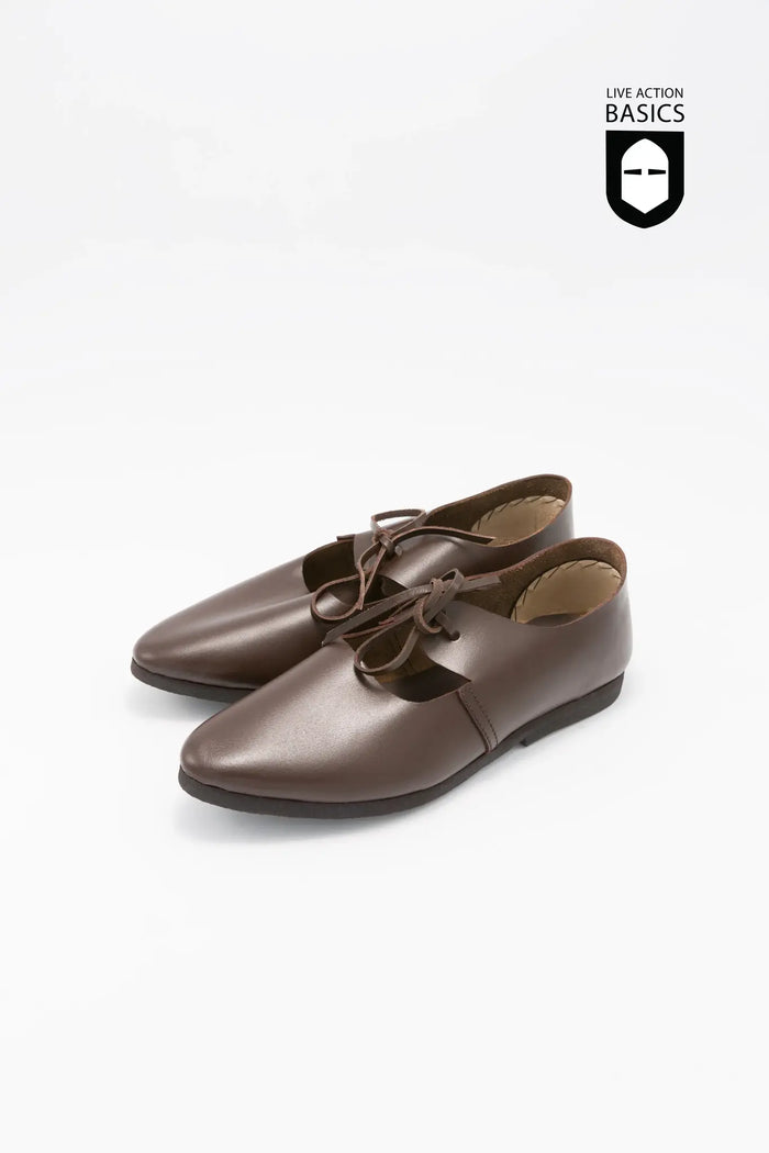 Medieval women's shoes with rubber sole