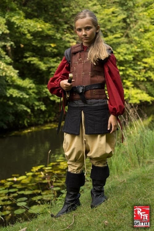 RFB Fighter Leather Armour, brown