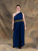 Goddess dress Gaia, blue