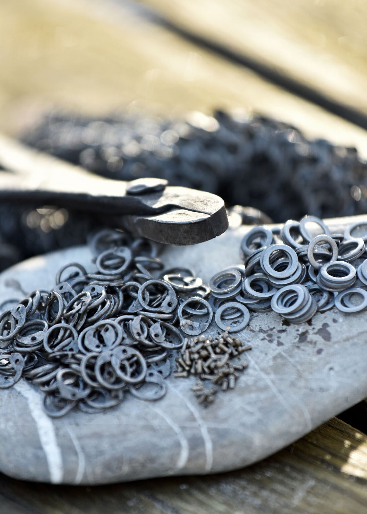 1 kg chain mail rings, mixed, 6 mm