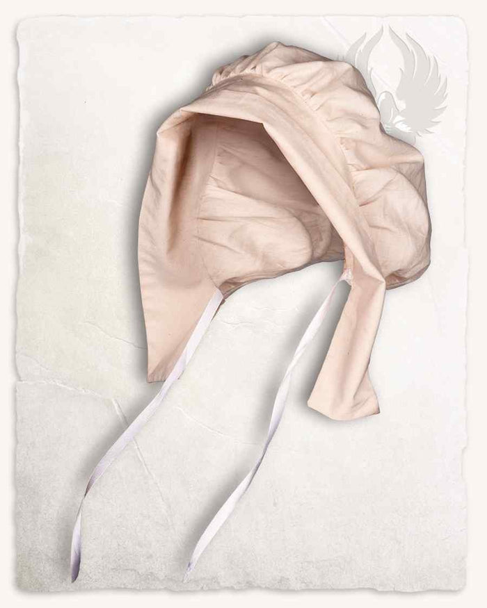 Medieval cap Anna, cream