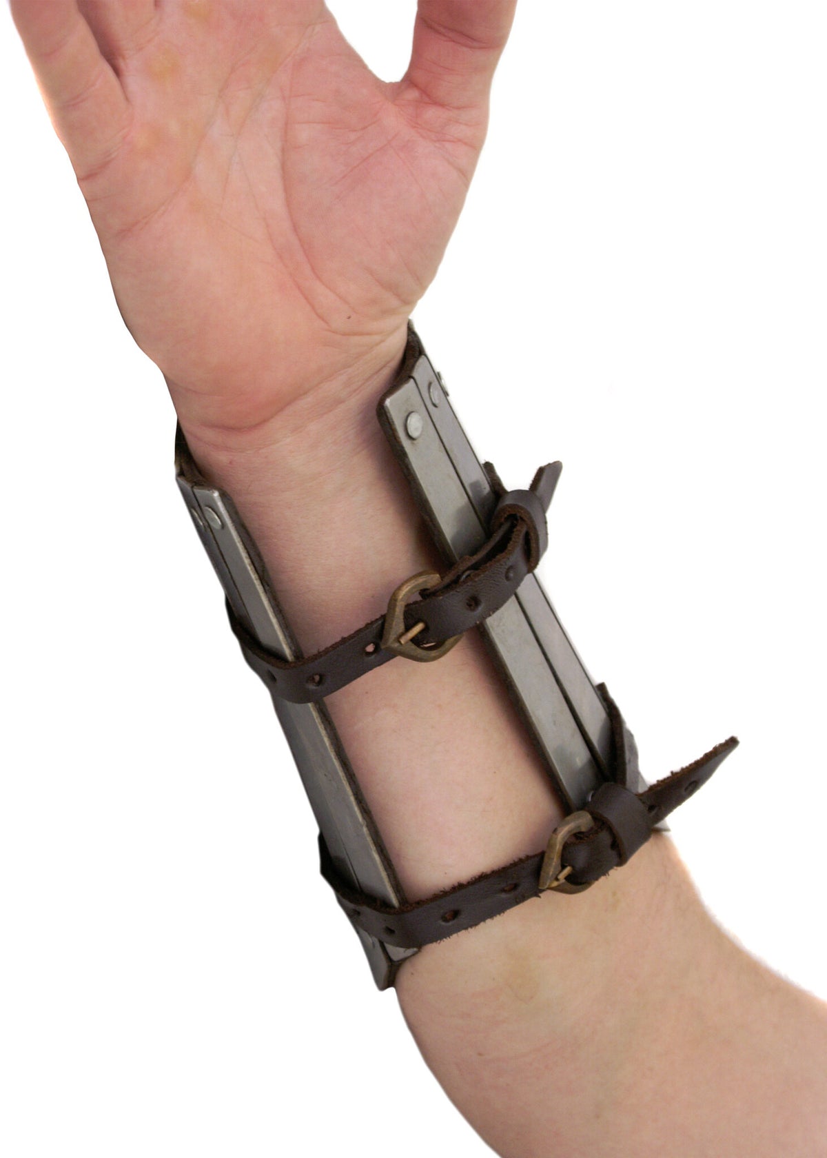Steel bracer, underarm armour, 1.6 mm