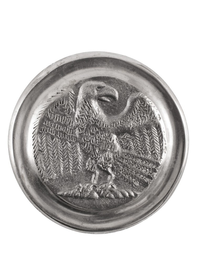 Roman phalera eagle silver colour