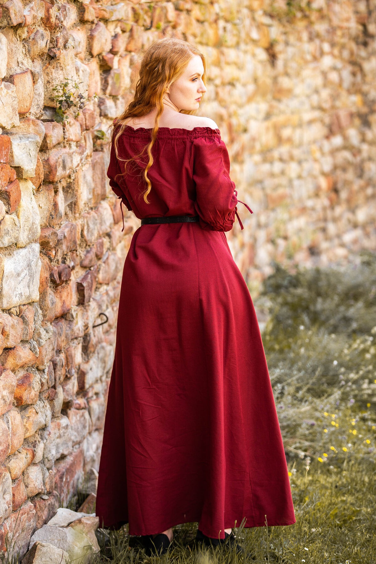 Festival dress Melisande, red