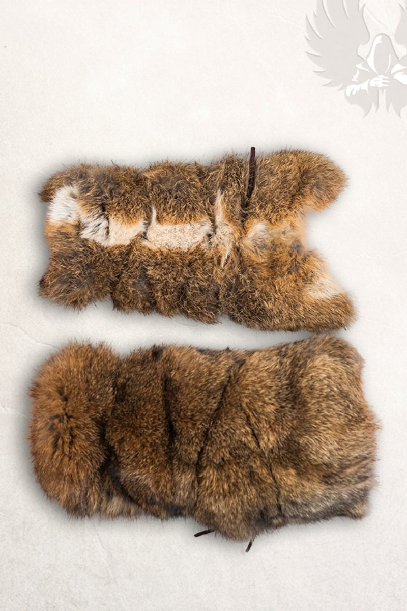 Naramiennik Torstein, futrzany, brązowy