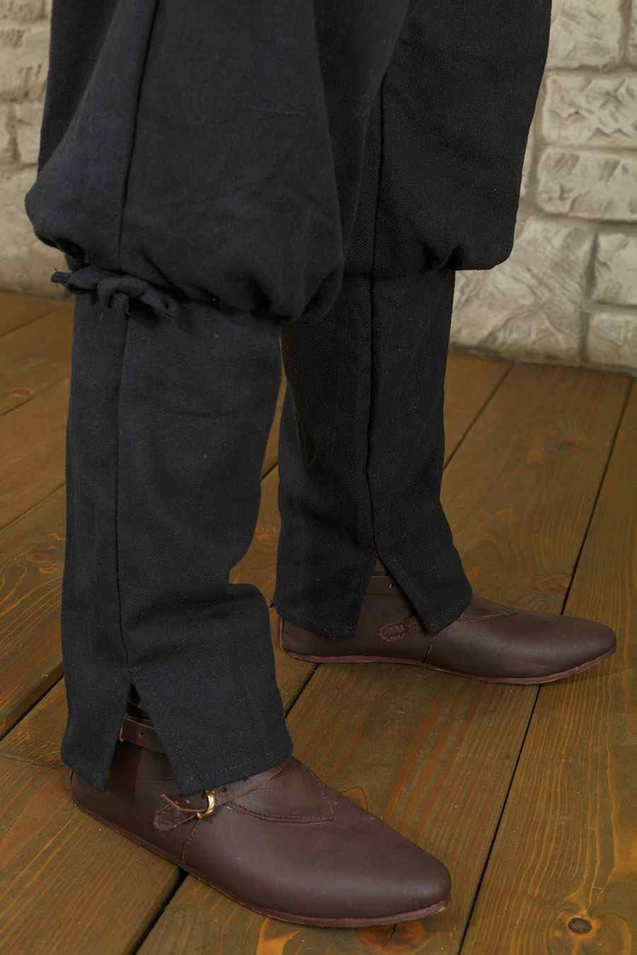 Viking trousers Ketill, black