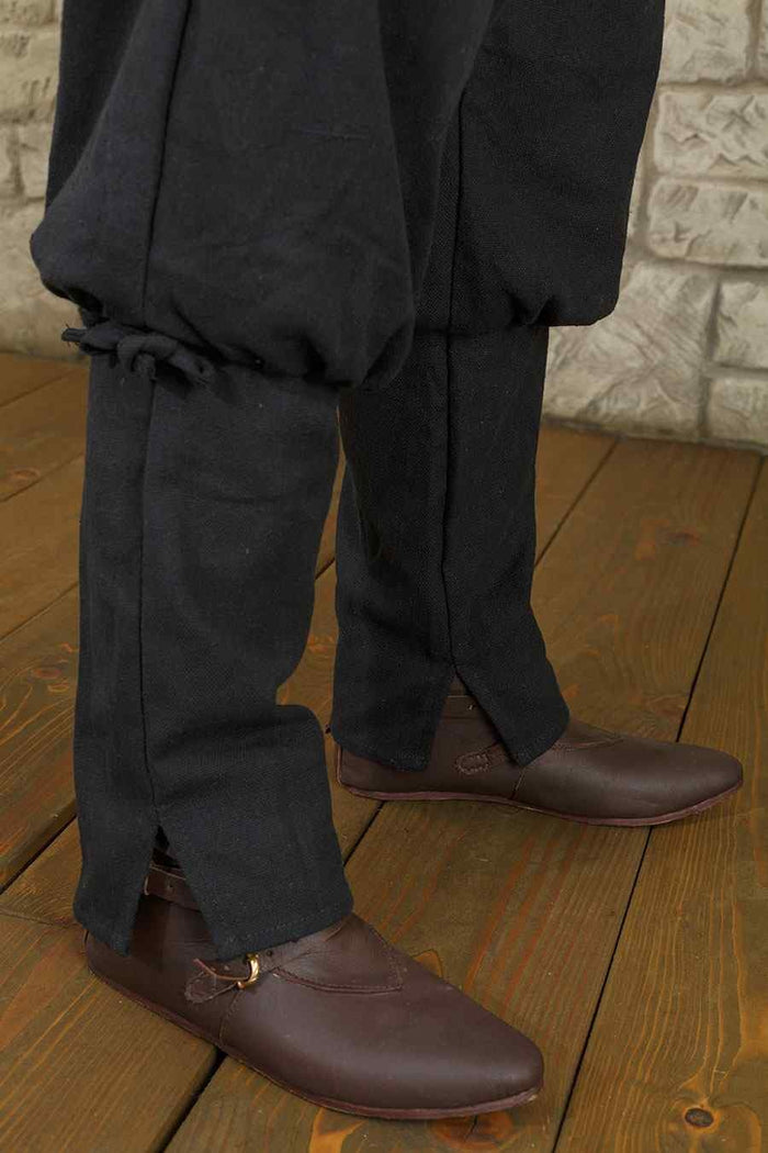 Viking trousers Ketill, black