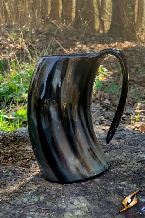 Wikinger Hornbecher Vegvisir, hell, 0,5 l, 500–650 ml