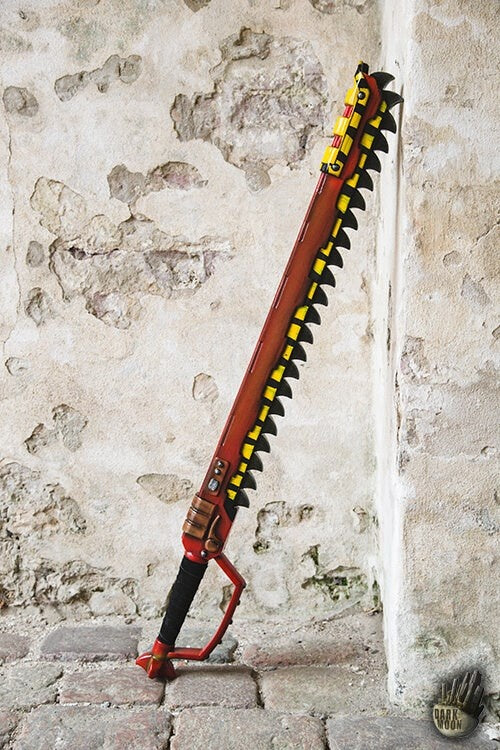 Espada motosierra, arma de espuma