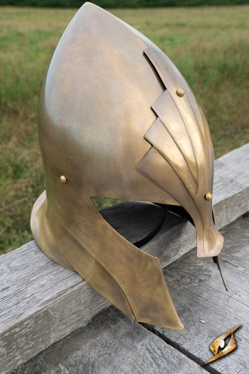 Helmet Illumine, brass color, 1-1.2 mm