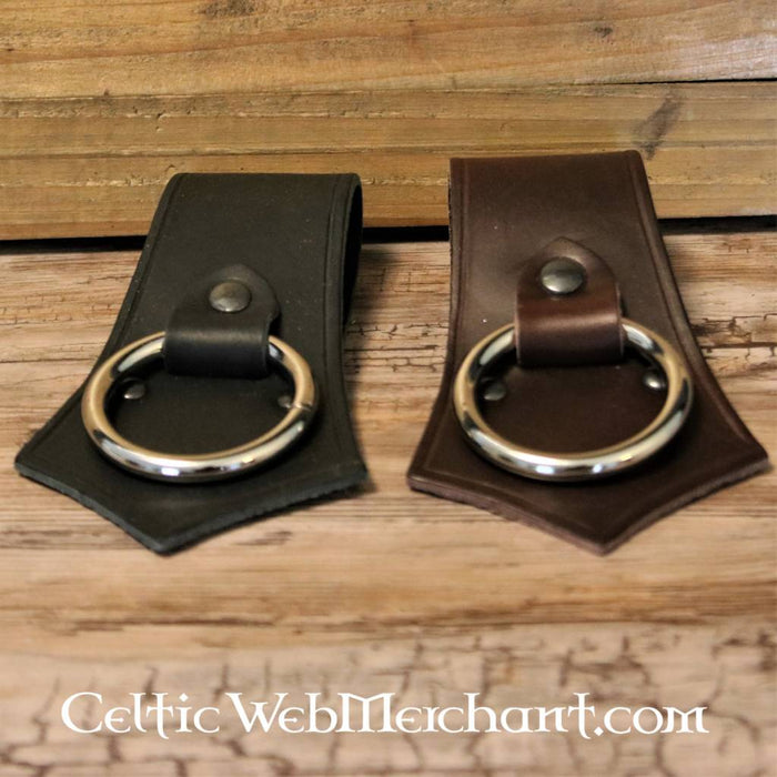 Re-enactment axe holder, brown