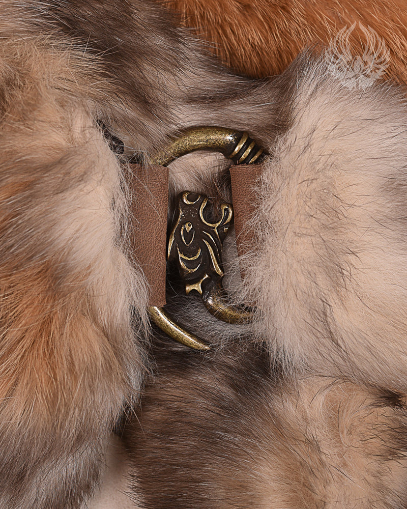 Pälskrage Sansa, brun