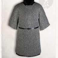 Haubergeon, aluminium, round rings, round rivets 10 mm