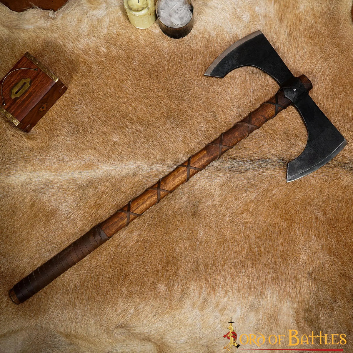 Double axe, semi-sharp