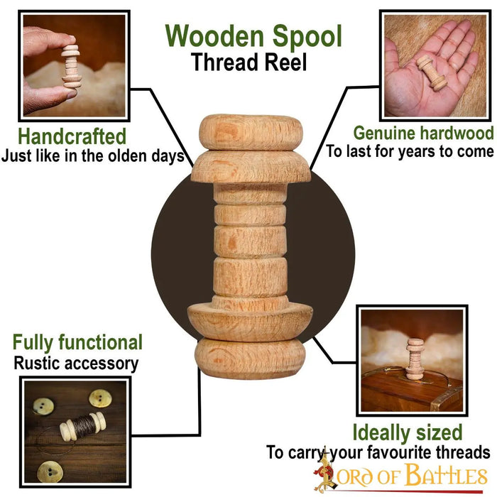 Medieval thread spool, wide