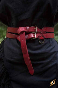 Twin X-belt, red, 110 cm