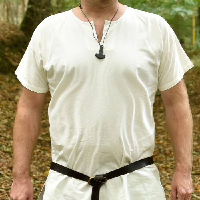 Viking undertunic Yngvi short sleeves, natural