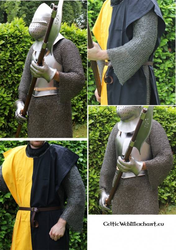 Haubergeon, ongeklonken, verenstaal 8 mm