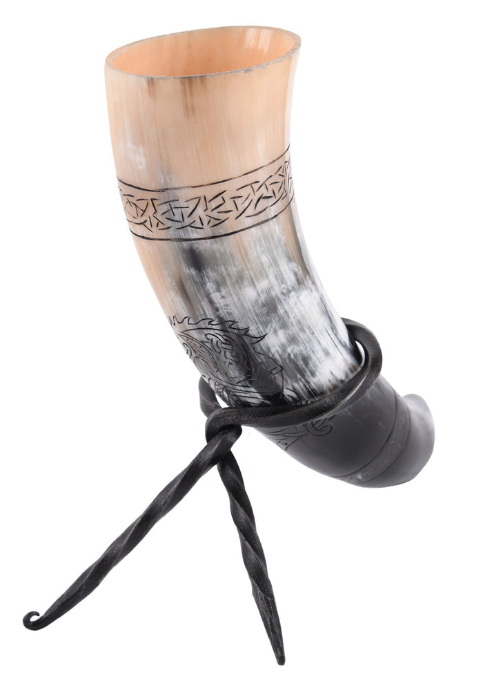 Drinking horn Fenrir wolf, 200-300 ml
