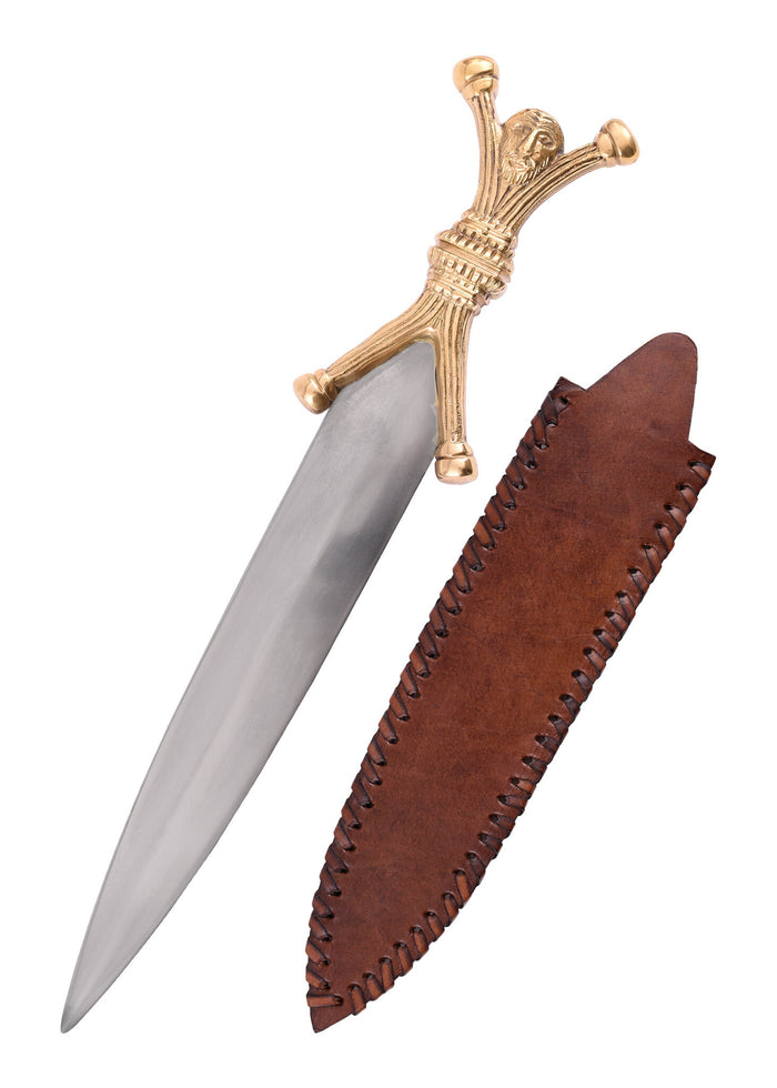 Celtic anthropomorphic dagger, semi-sharp