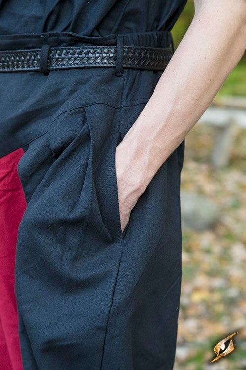 Renaissance trousers Raphael, red-black