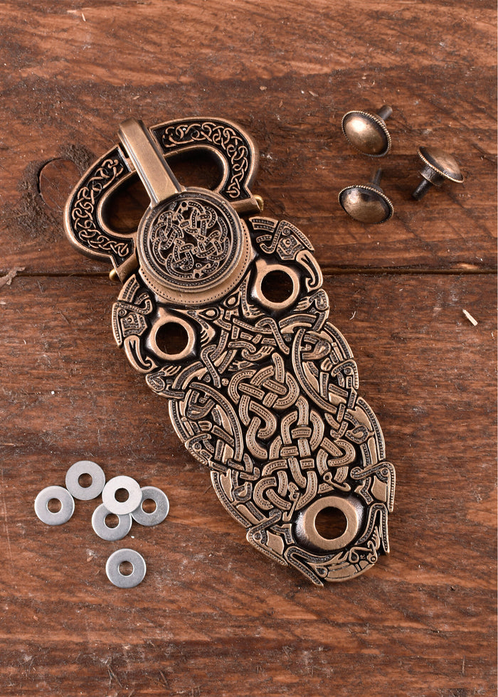 Sutton Hoo buckle, brass