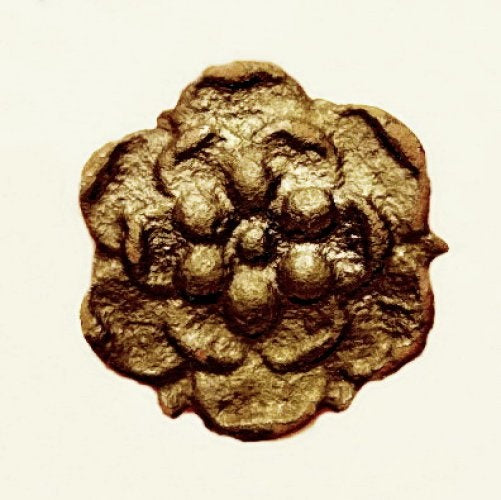 Renaissance rose ring, bronze