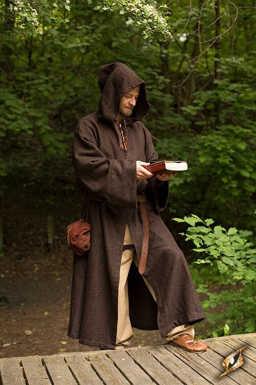 Medieval robe Benedict, brown