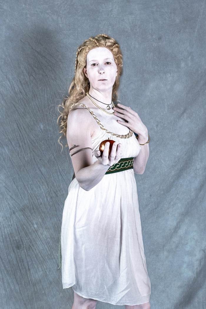 Goddess Dress Artemis, short, white