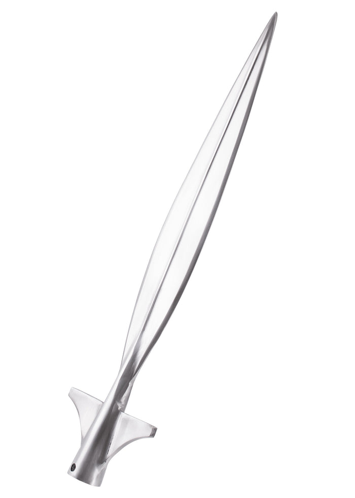 Leaf-Shaped Winged Spearhead, approx. 43.5 cm, semi-sharp