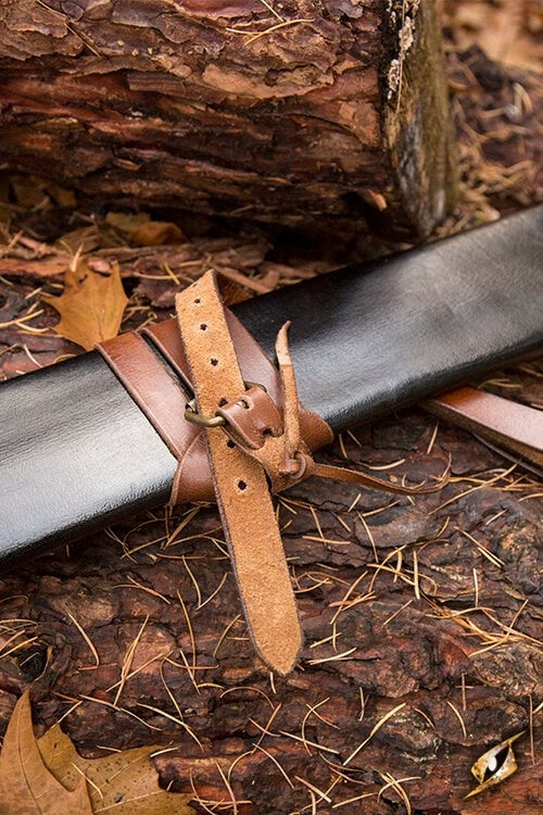 LARP Schwertscheide, Größe L, rechts, schwarz