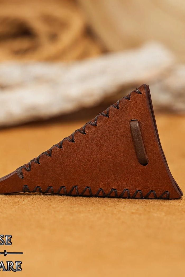 Leather sheath for spears