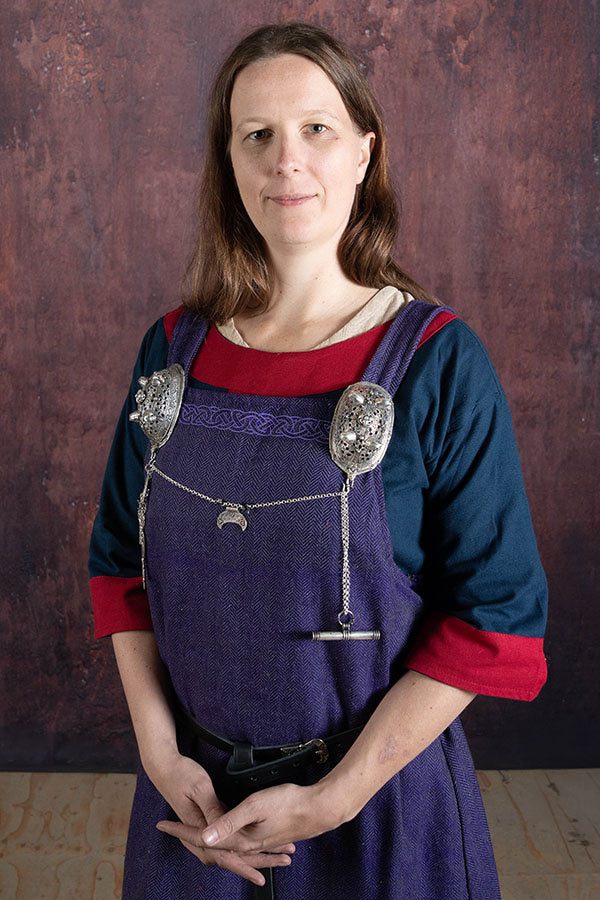 Wikińska brosza tarczowa Birka, grób 860, posrebrzana (cena za sztukę)