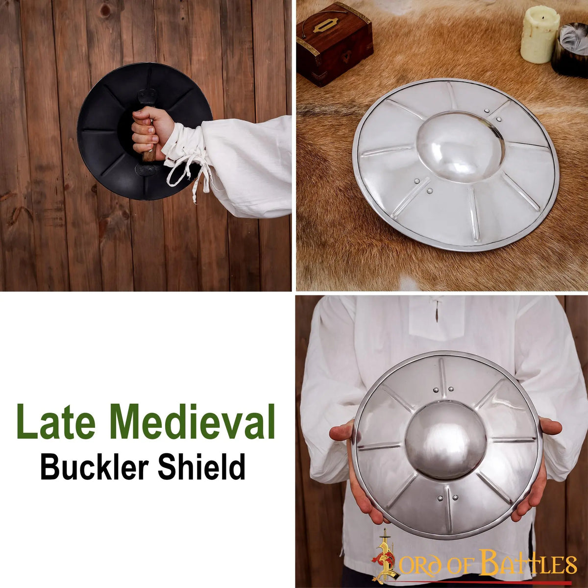 15th-century ribbed buckler, type IA