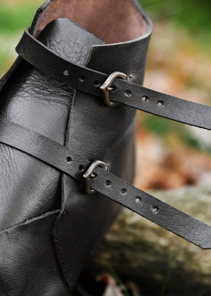 Medieval ankle boots 1250-1500