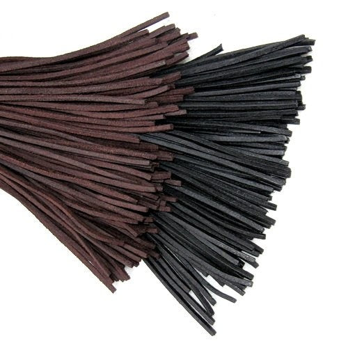 Leather lace brown, 100 cm
