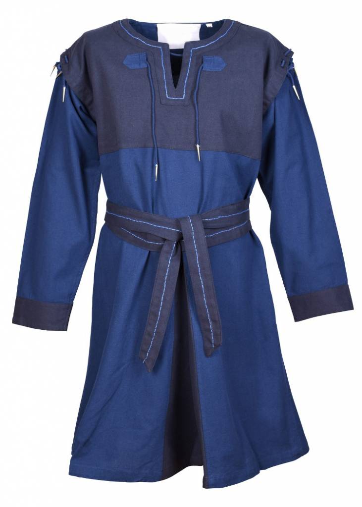 Medieval tunic Skjoldehamm, blue
