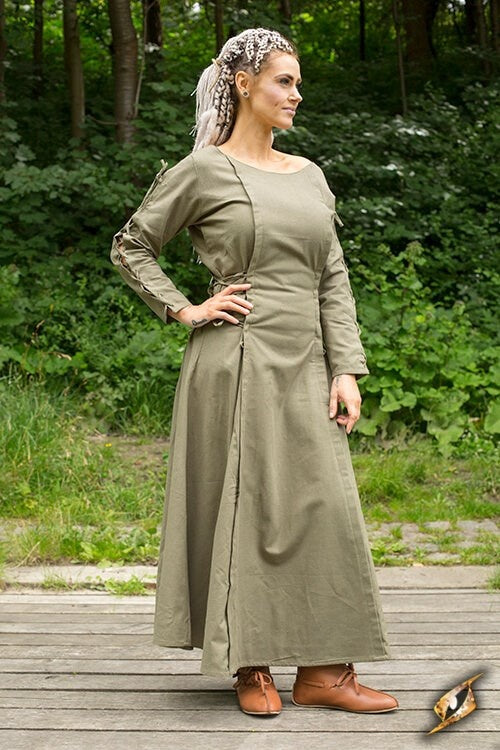 Dress Morgaine, green