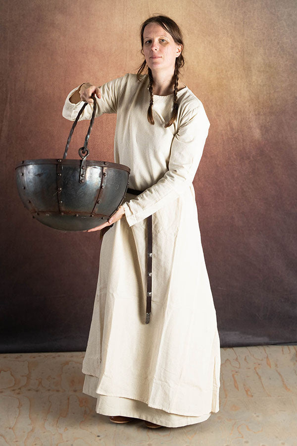 Viking dress Valdis, natural