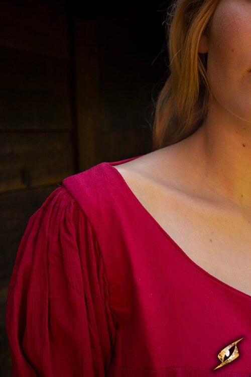 Vestido renacentista Lucretia, rojo