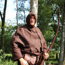 Arco Marksman per rievocazione/LARP, 58" (147 cm), 25 libbre, marrone scuro